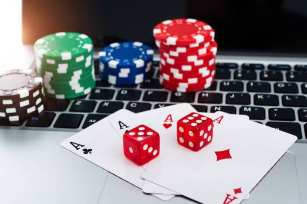 Professional dealer managing live game session Dealer at live game show table in professional studio setting